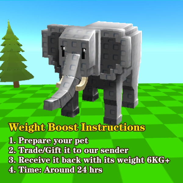 MMOJUGG Grow A Garden Weight Boost Instructions 6KG Details View of Item Function and Use